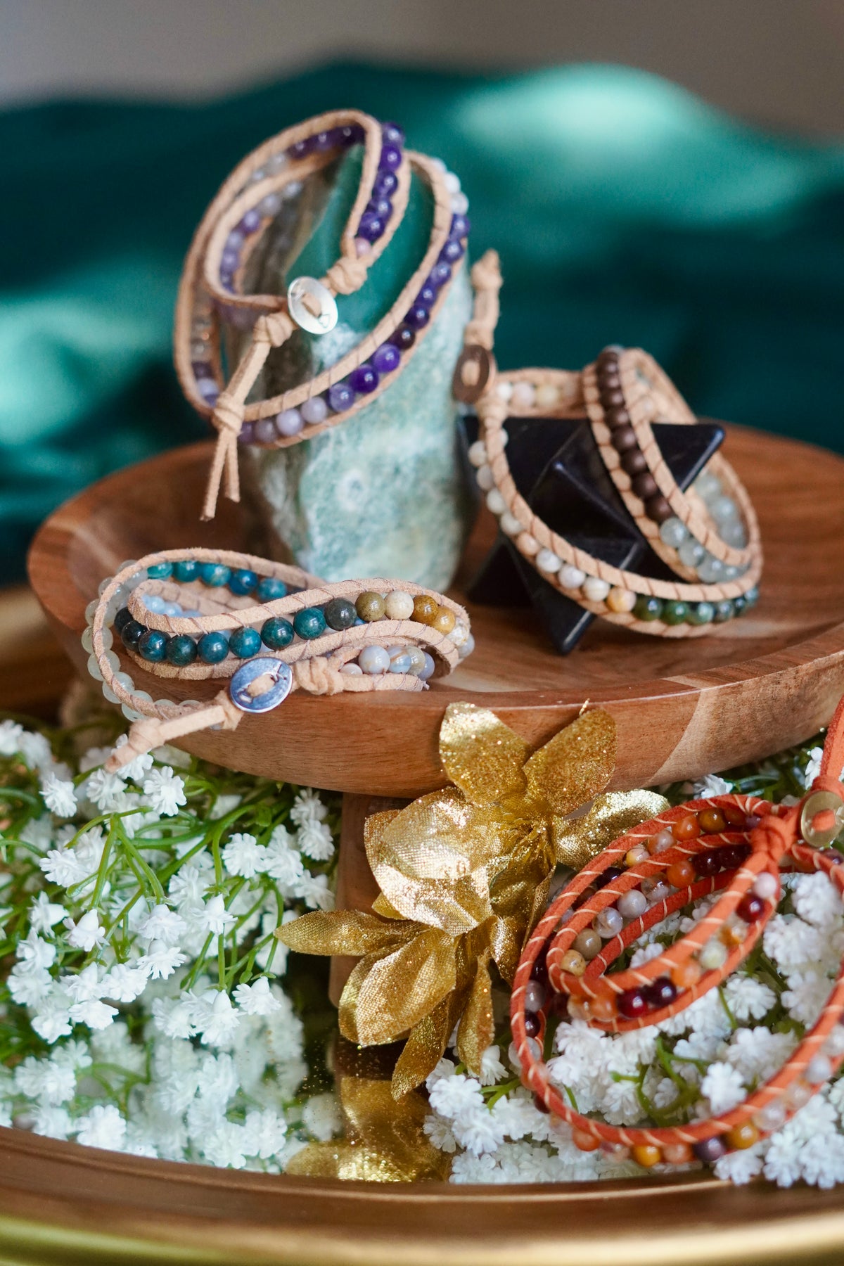 Kindled Light - Two Wrap Bracelet Small