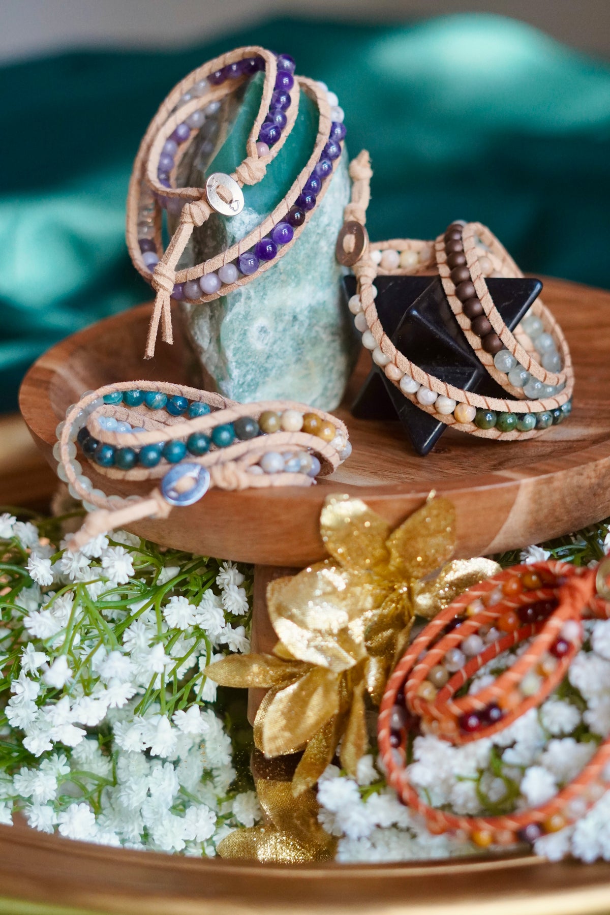 Rooted Light - Two Wrap Bracelet Medium