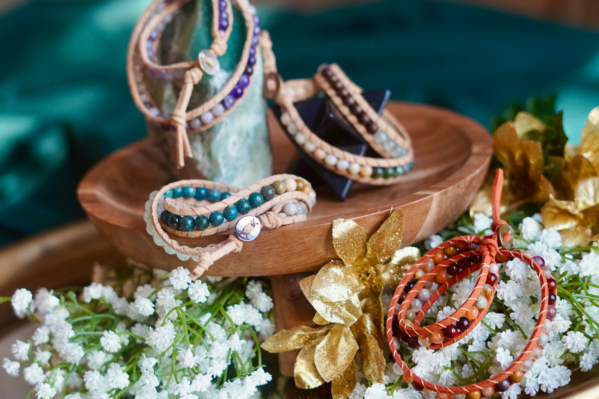 Gentle Tide - Two Wrap Bracelet Small