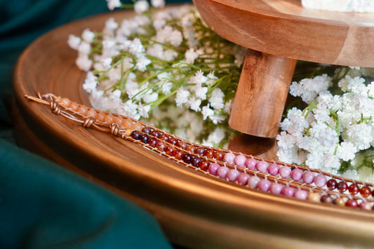 Sacred Ground  -  Three Wrap Bracelet