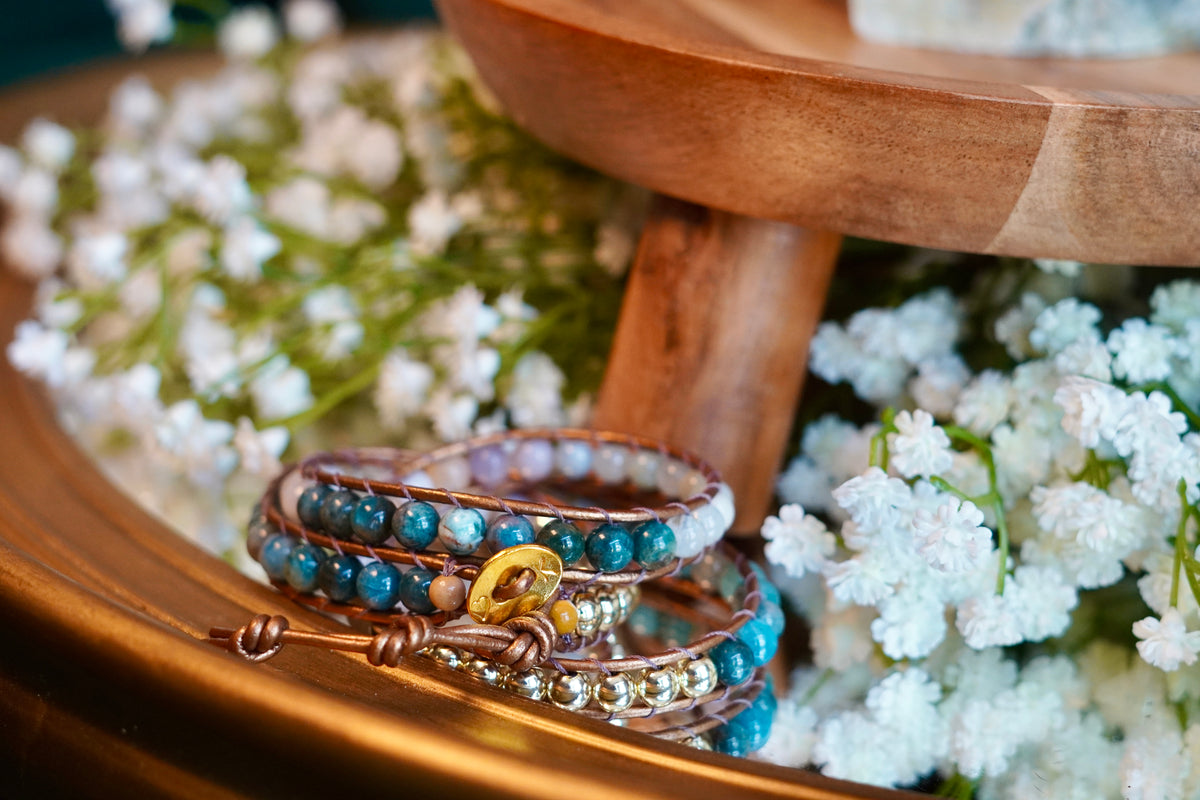 Still Waters - Three Wrap Bracelet