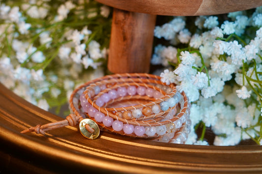 Soft Dawn - Three Wrap Bracelet