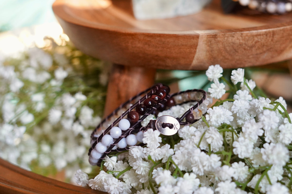 Clear Confidence - Two Wrap Bracelet Small