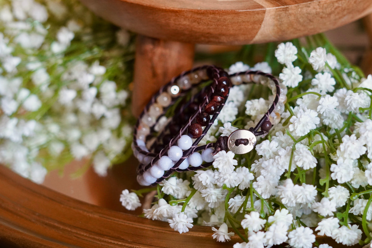 Clear Confidence - Two Wrap Bracelet Small