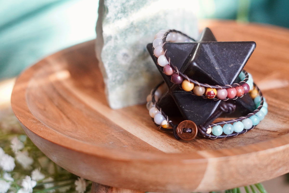 Steady Path - Two Wrap Bracelet Medium