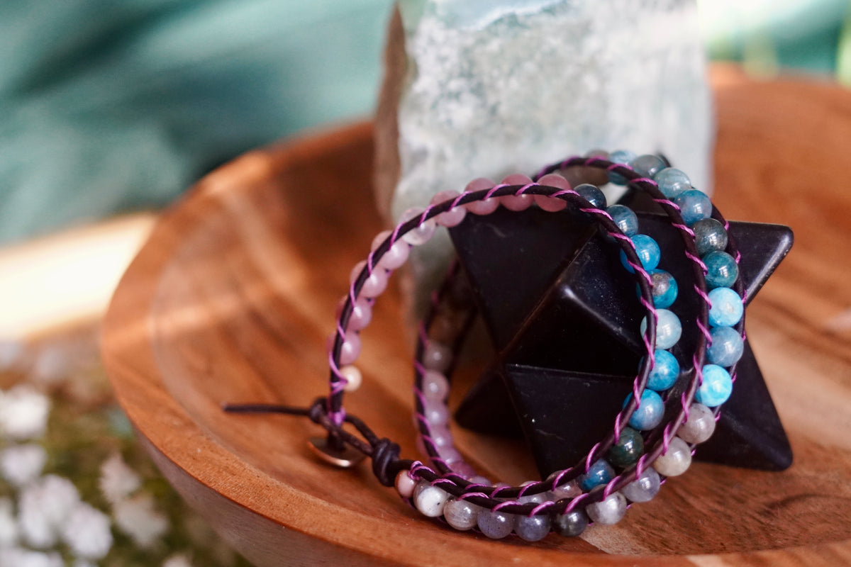 Open Current - Two Wrap Bracelet Small