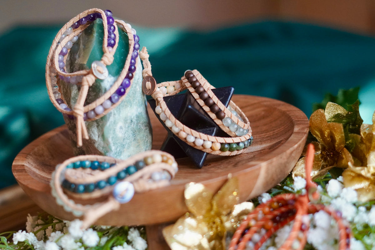 Rooted Light - Two Wrap Bracelet Medium