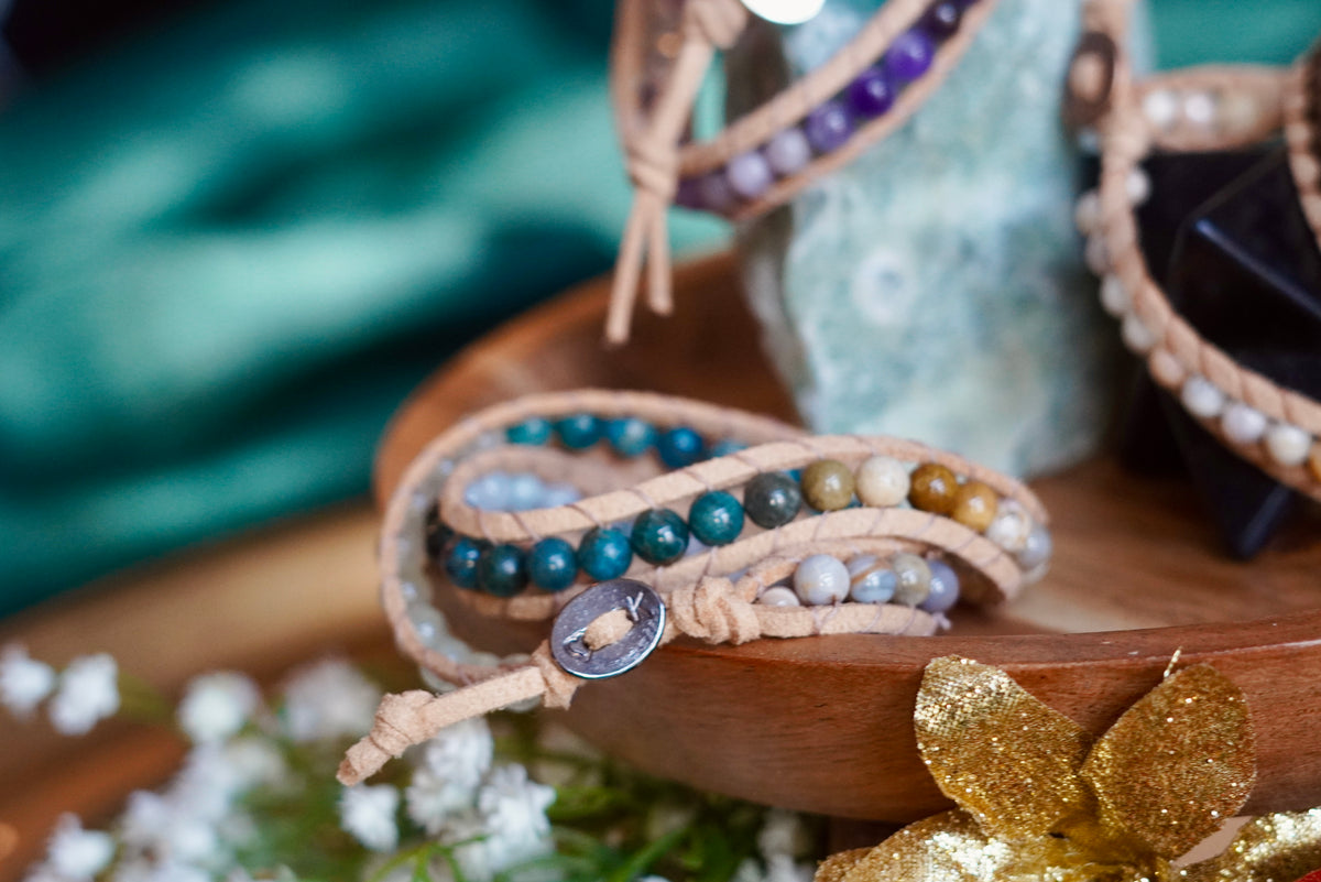 Gentle Tide - Two Wrap Bracelet Small