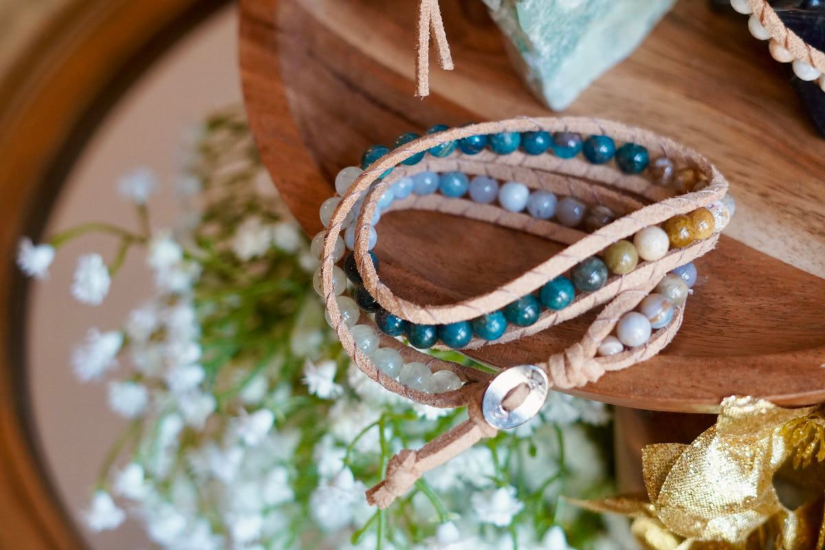 Gentle Tide - Two Wrap Bracelet Small