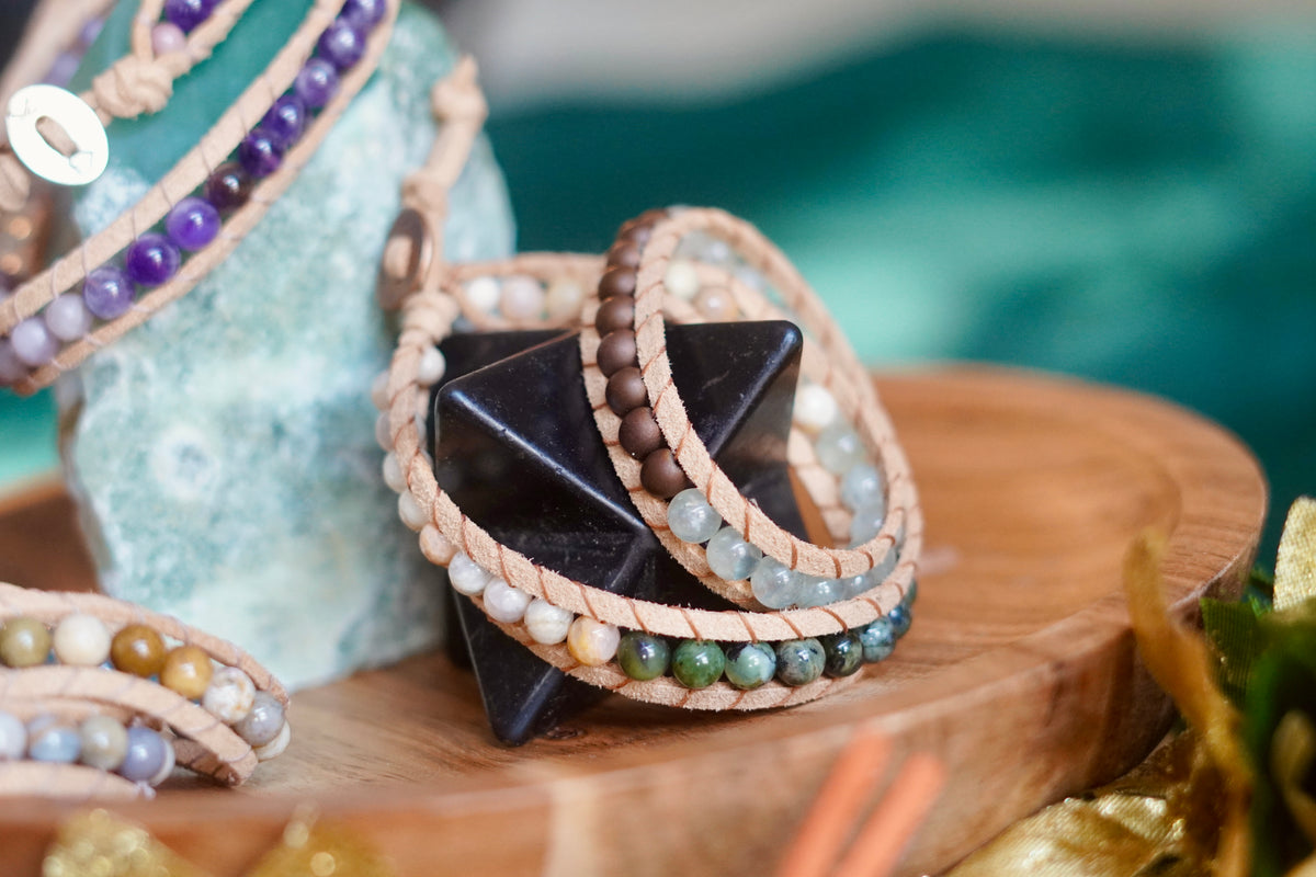 Rooted Light - Two Wrap Bracelet Medium