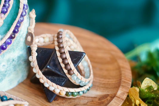 Rooted Light - Two Wrap Bracelet Medium